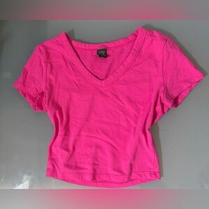 Wild Fable Short Sleeve Crop Top XS